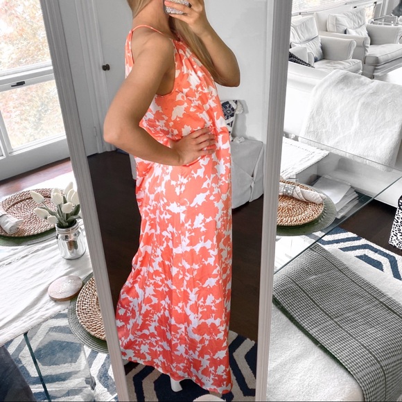 🍑 SARA KELLY BOHO PEACH LOOSE SUMMER MAXI DRESS! - Picture 2 of 11